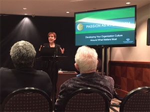 Kathleen Bigsby at UKESAD conference